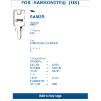 SAM3R  SAMSONITE ERREBI