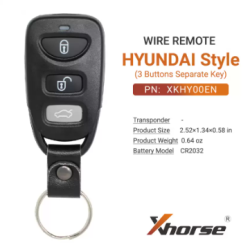 XHORSE ДИСТАНЦИОННО HYUNDAI ДИЗАЙН XKHY00EN