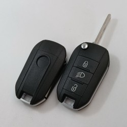CITROEN PEUGEOT OPEL FIAT КОРПУС НА СГЪВАЕМ КЛЮЧ С LIGHT БУТОН СЛЕД 2012 ГОДИНА VA2