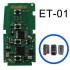 EONEBOSS ET-01 ПЛАТКА ЗА СМАРТ КЛЮЧ НА TOYOTA 4D И 8A CHIP
