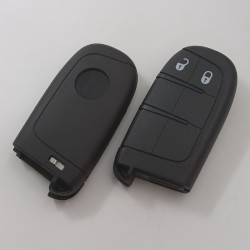 CHRYSLER, DODGE, FIAT И JEEP КОРПУС ЗА СМАРТ КЛЮЧ  С 2 БУТОНА SIP22 И С ДЪРЖАЧ НА БАТЕРИЯТА