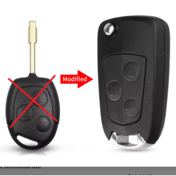 FORD КОРПУС 3 БУТОНА  ЗА ЗАМЯНА НА ПРАВ КЛЮЧ СЪС СГЪВАЕМ FO21