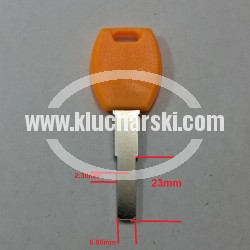 Electric scooter key blanc