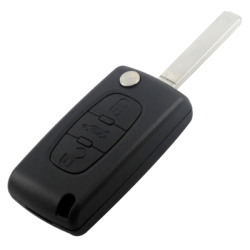 CITROEN КОРПУС ЗА СГЪВАЕМ КЛЮЧ С 3 БУТОНА БЕЗ КЛИПС VA2