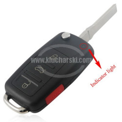 КОРПУС ЗА VW 3 БУТОНА + ПАНИК