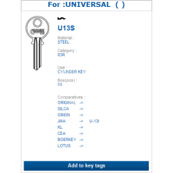 U13S (UNIVERSAL)