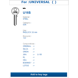 U16S (UNIVERSAL)