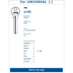 U18D (UNIVERSAL)