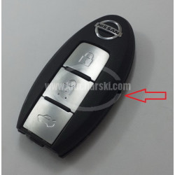 NISSAN SMART KEY 3 БУТОНА СЛОТ