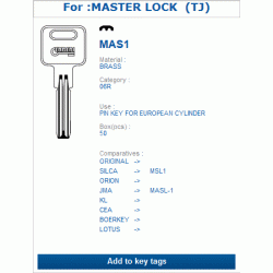 MAS1 (MASTER LOCK)