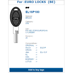 EL16P180 (EURO LOCKS)
