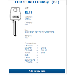 EL13 (EURO LOCKS)