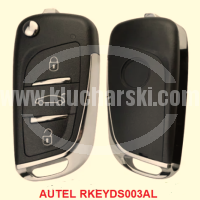 AUTEL RKEYDS003AL СГЪВАЕМ КЛЮЧ С 3 БУТОНА БЕЗ ЧИП НА ПЛАТКАТА DS ДИЗАЙН