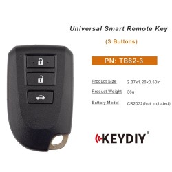 TB62-3 Lexus Toyota smart key 8a chip