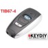 TIB67-4 KEYDIY УНИВЕРСАЛЕН СМАРТ КЛЮЧ С 4 БУТОНА СУБАРУ СТИЛ
