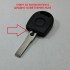 VW КЛЮЧ С МЯСТО ЗА ЧИП БУТОН И ДИОДНО ОСВЕТЛЕНИЕ HU66