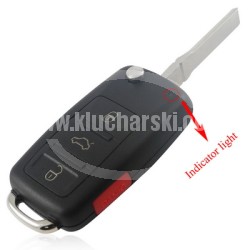 VW КЛЮЧ С 3+1 БУТОНА НА 315MHZ 5K0837202AK KEYLESS GO