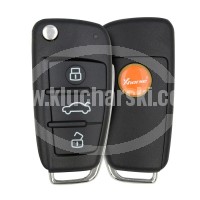 XHORSE КЛЮЧ АУДИ ДИЗАЙН С 3 БУТОНА XKA620EN