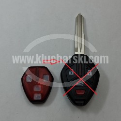 MITSUBISHI КОРПУС ЗА ДИСТАНЦИОННО С 4 БУТОНА